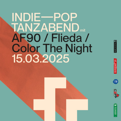 Indie-Pop Tanzabend mit AF90, Flieda und Color The Night