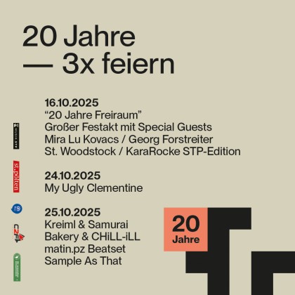 20 Jahre Freiraum!